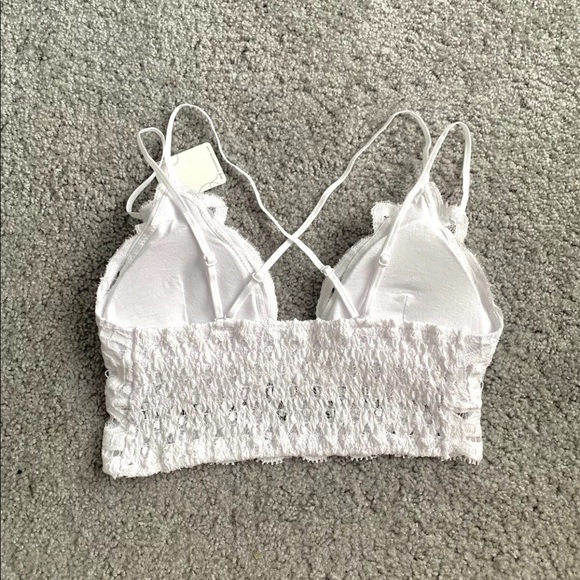White Crochet Lace Bralette - Picture 5 of 5